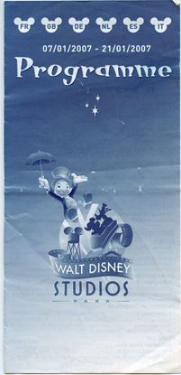 Afbeeldingen van 2007  Walt Disney Studios January Show Program