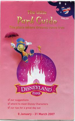Afbeeldingen van 2007 Disneyland Map English